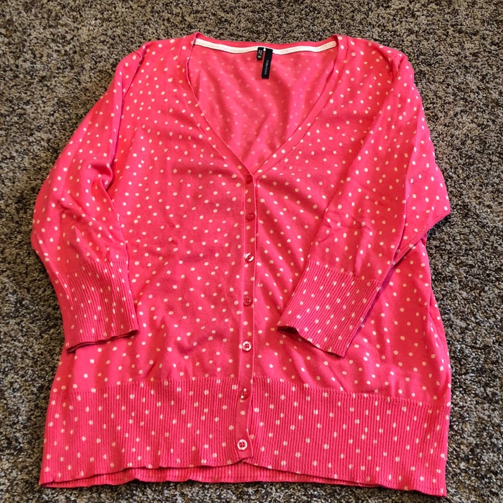 Maurices Polka Dot Cardigan